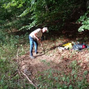 Terrassement (Bois de Fougas, 1250 m) 